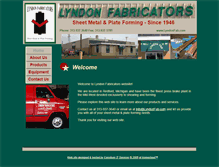 Tablet Screenshot of lyndonfab.com